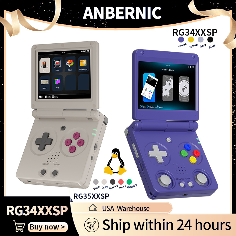 Gaming Console For Sale - Anbernic RG34XXSP RG35XXSP وحدة تحكم ألعاب
