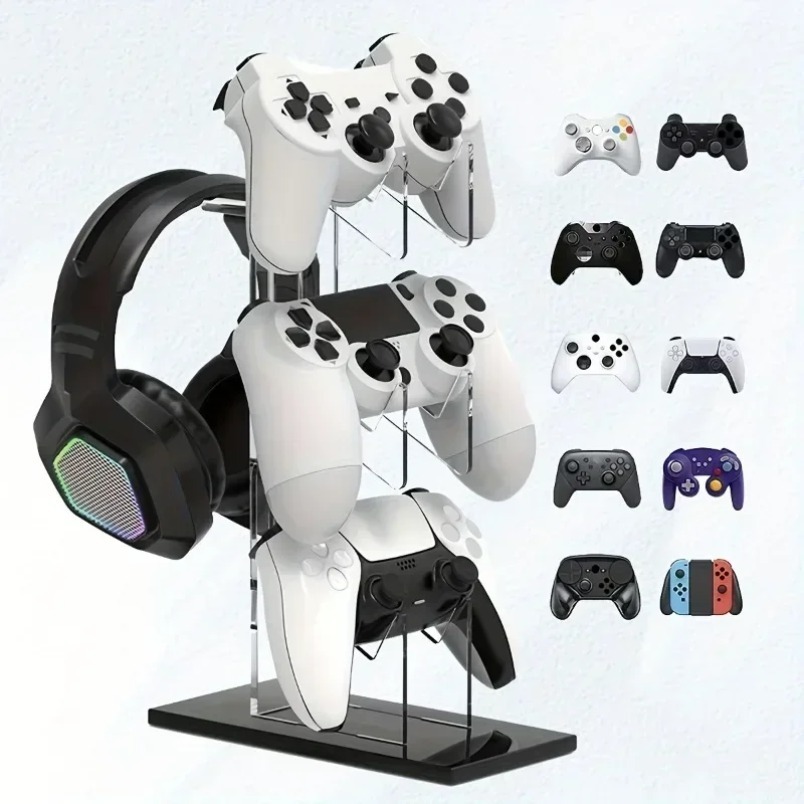 Gaming Console Headset - حامل وحدة تحكم الألعاب ثلاثي الطبقات