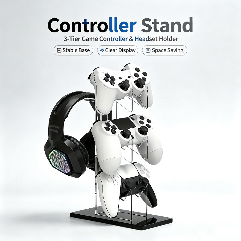 حامل وحدة تحكم الألعاب ثلاثي ا - مراجعة Gaming Console Headset وسعره