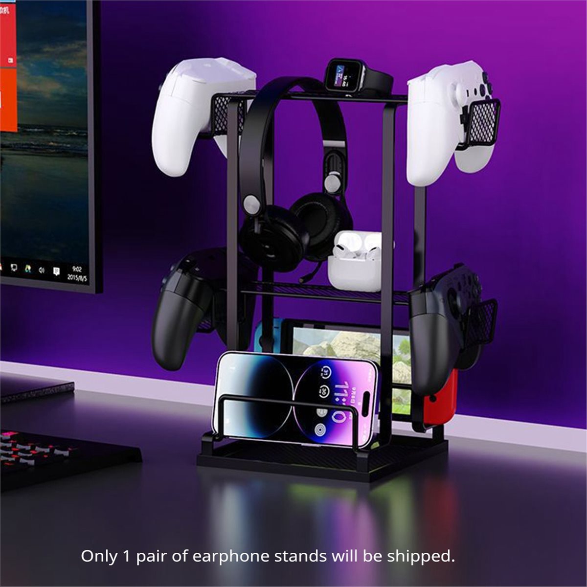حامل سماعات رأس YDSC، حامل سما - مراجعة Gaming Console Headset وسعره