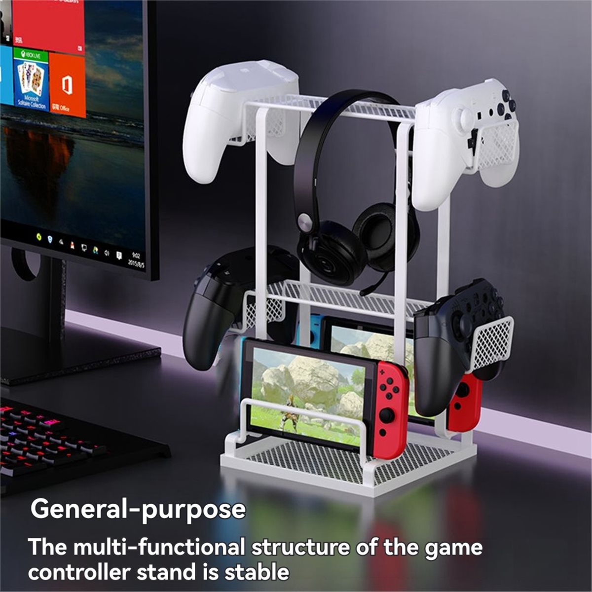 حامل سماعات رأس YDSC، حامل سما - مراجعة Gaming Console Headset وسعره