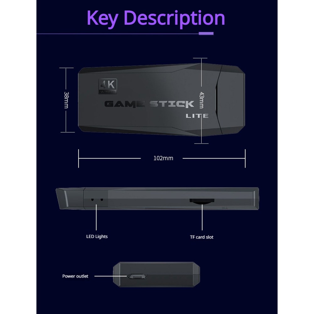 وحدة تحكم ألعاب ريترو محمولة ب - مراجعة Gaming Console For Sale وسعره