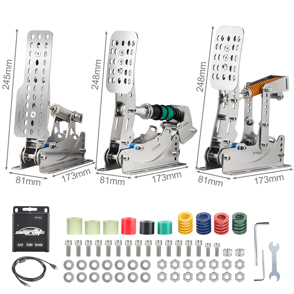 SimRuito Sim Racing LoadCell ا - مراجعة Racing Pedal Set وسعره
