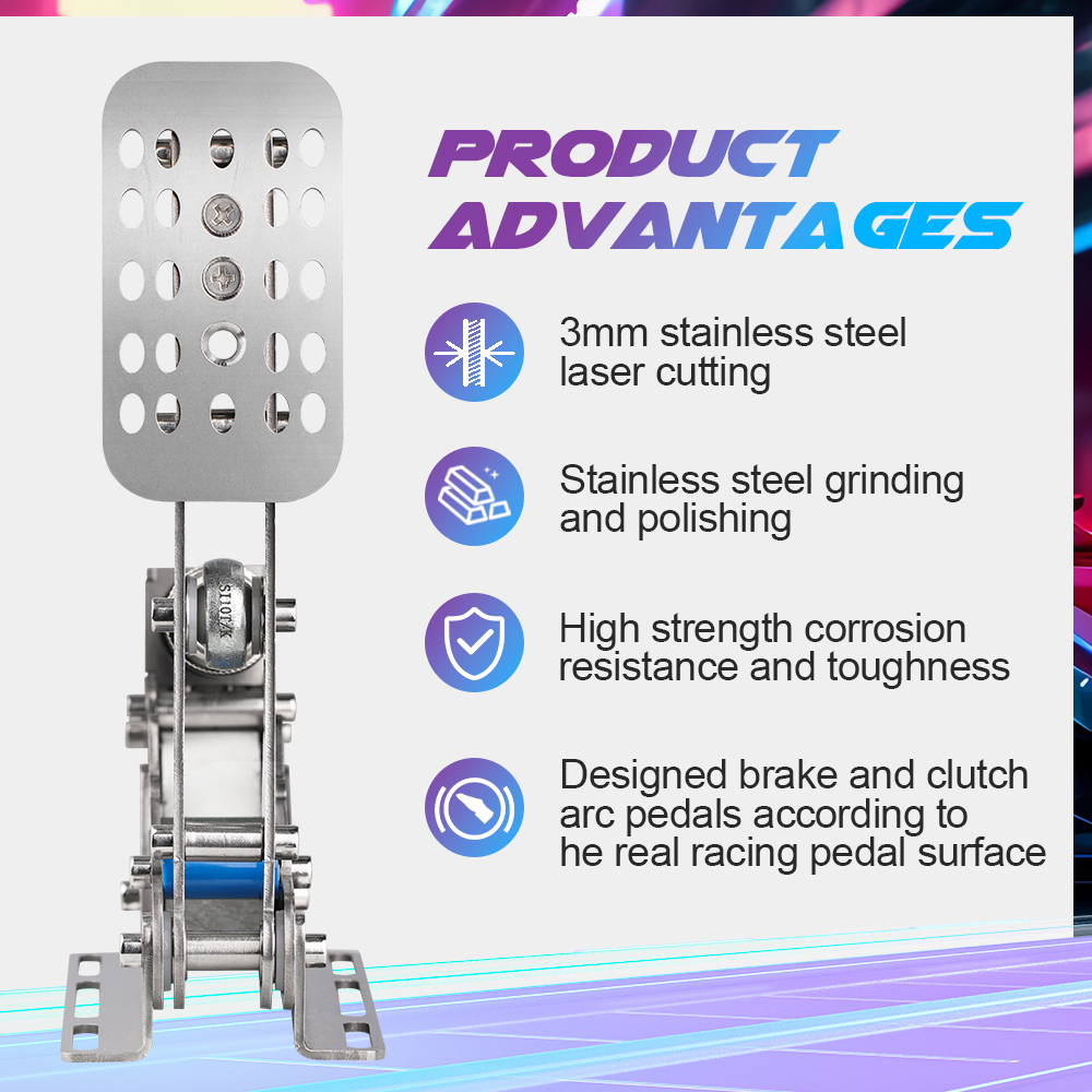 SimRuito Sim Racing LoadCell ا - مراجعة Racing Pedal Set وسعره