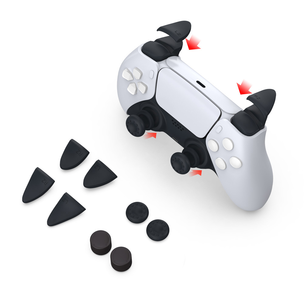 طقم ملحقات لجهاز تحكم PS5 متوا - مراجعة Trigger Extender Button وسعره