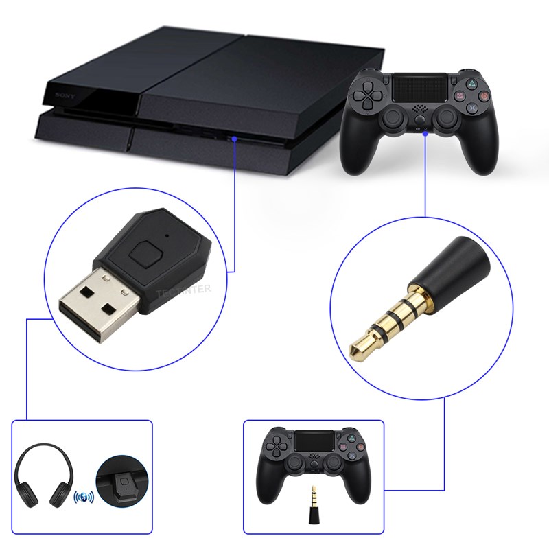 محول USB لاسلكي لوحدة تحكم PS4 - مراجعة Gaming Console Headset وسعره