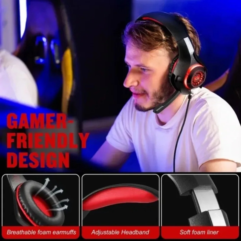 سماعة رأس للألعاب ستيريو مع مي - مراجعة Gaming Console Headset وسعره